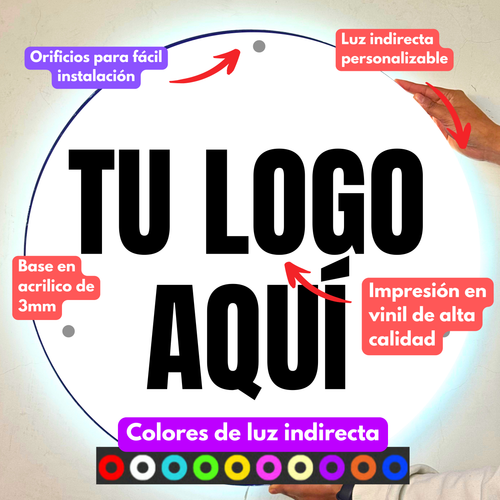 Logo Acrílico con Vinil