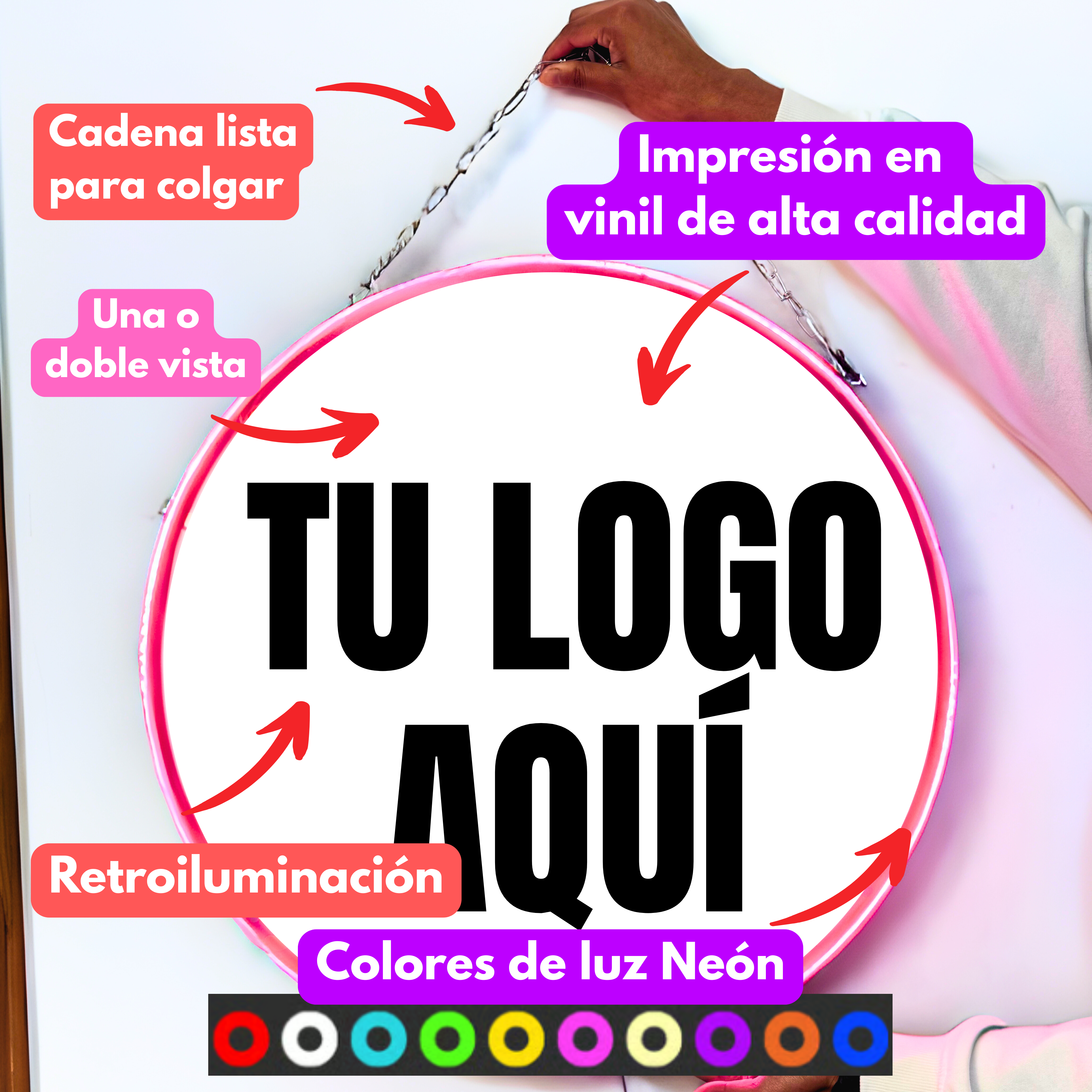 Caja de Luz Slim para Personalizada